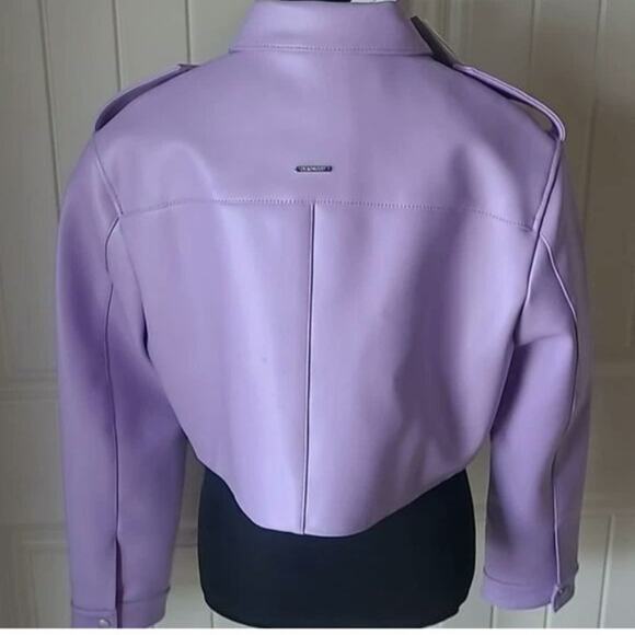 NWT $600 Women's Anthropology Deadwood Bella Faux Leather Jacket Size Medium - Picture 2 of 7